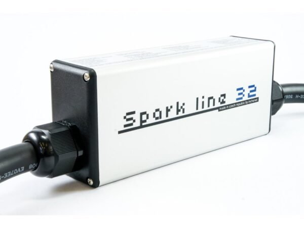 SPARK LINE 32 - kabel ze skrzynką sterującą 22kW, TYPE2-CEE, 32A x 3 fazy, 5m