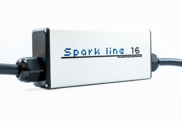 SPARK LINE 16 - kabel ze skrzynką sterującą 11kW (3X16A), TYPE2-CEE CZERWONE, 16A x 3 fazy, 5m