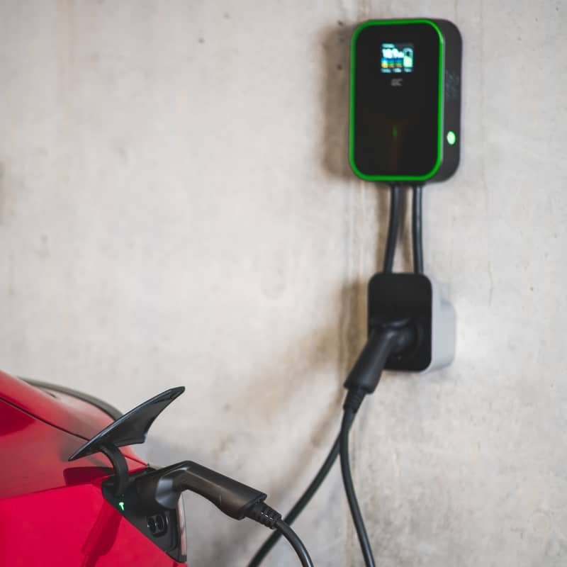 Green Cell Wallbox 22kW z wyświetlaczem, gniazdem Typ 2 i RFID - Image 2