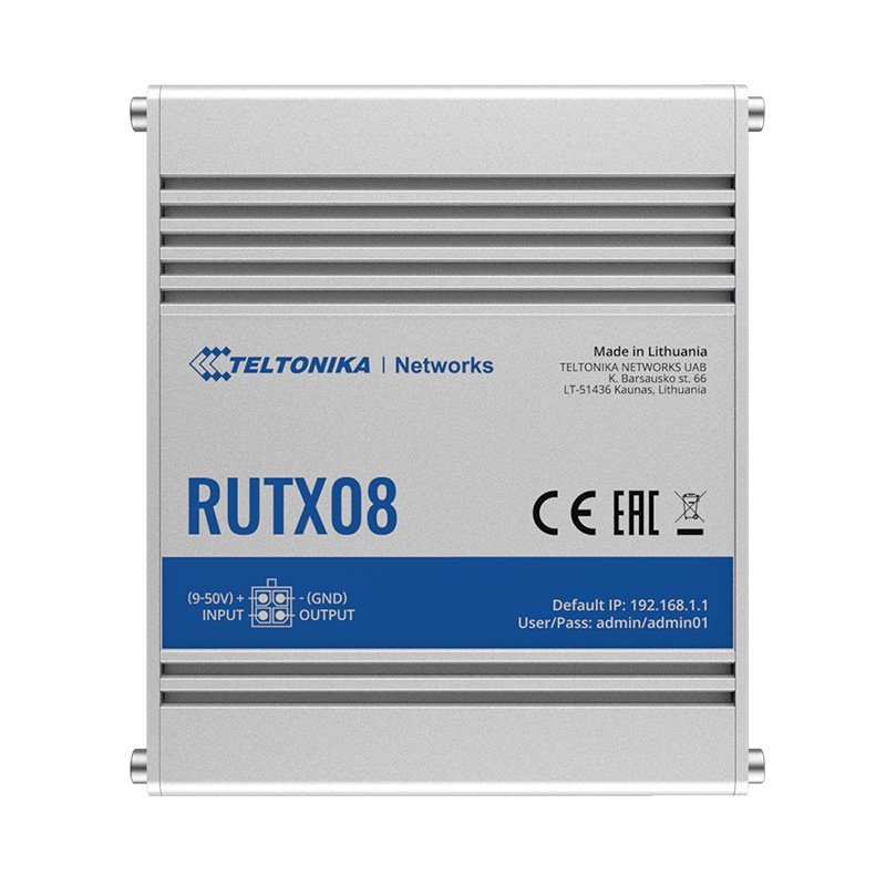 Przemysłowy router Ethernet RUTX08, 4 x Gigabit Ethernet, VPN - Image 3
