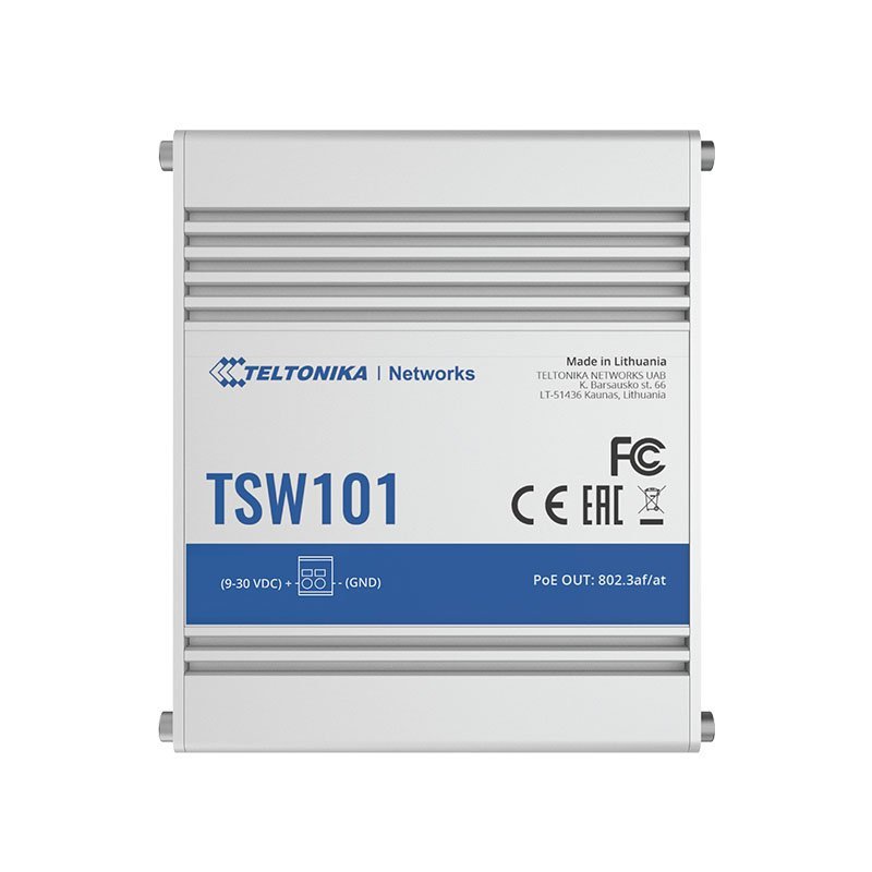 TSW101 Samochodowy przełącznik POE+, 5 portów Gigabit Ethernet - Image 2