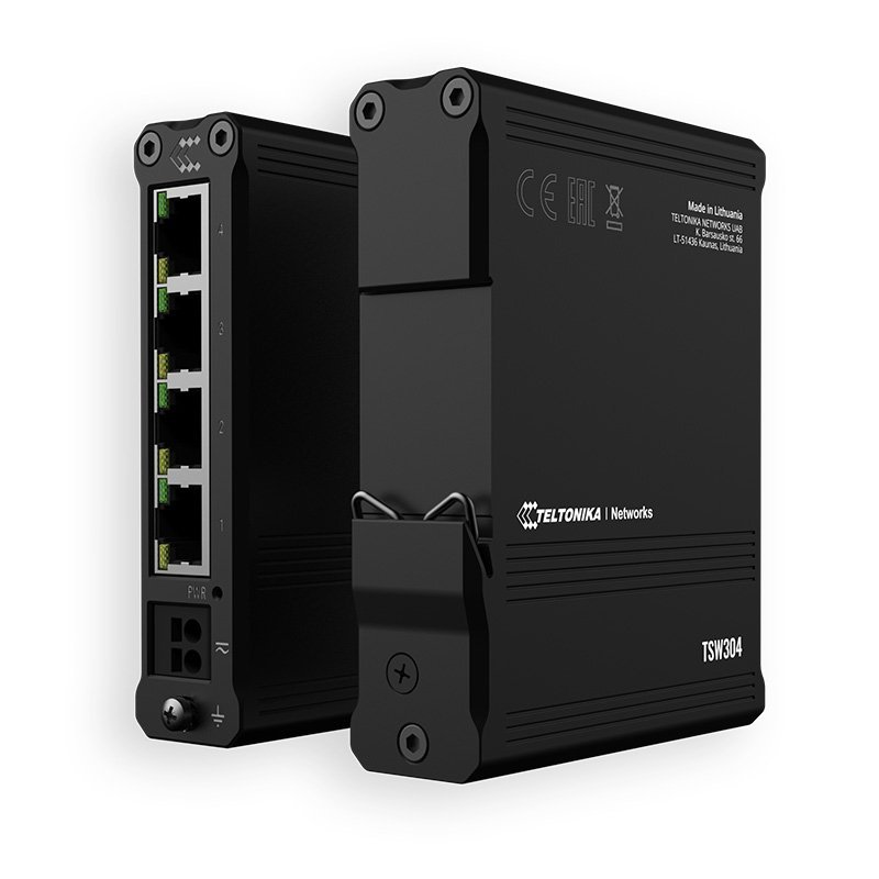 Uchwyt szynowy do przełącznika TSW304 Din Rail - Image 4