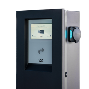 Gniazdo V2C POLE PRO (2×22 kW), wyświetlacz 8'', 4G, LAN/Wifi, RFID - Image 4