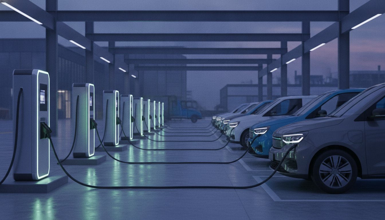 Profesjonalny sprzęt do ładowania pojazdów elektrycznych: Przewodnik po infrastrukturze flotowej na 2026 rok