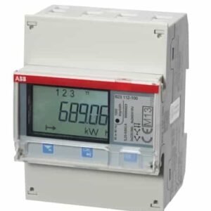 ABB B23 212-100 'Bronze' Two-direction Energy Meter, Three Phase, 65 A, 220 to 400 Vac, Class B, Pulse Output, RS485
