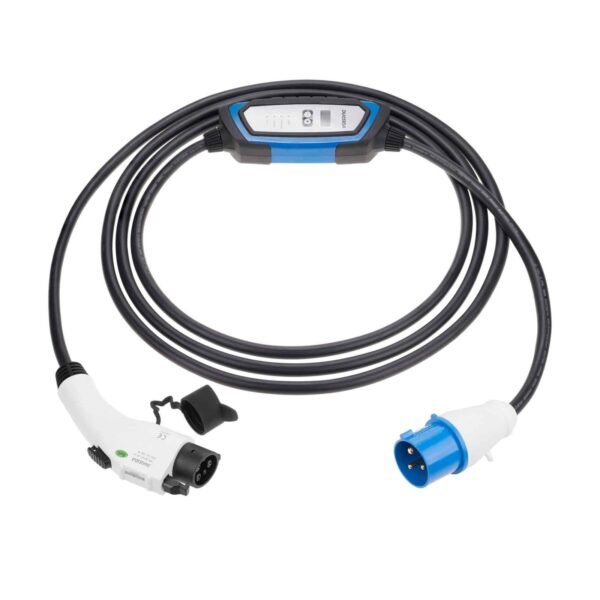 DUOSIDA 7 kW portable charging connector adjustable 8- 32A Type 1 to CEE plug