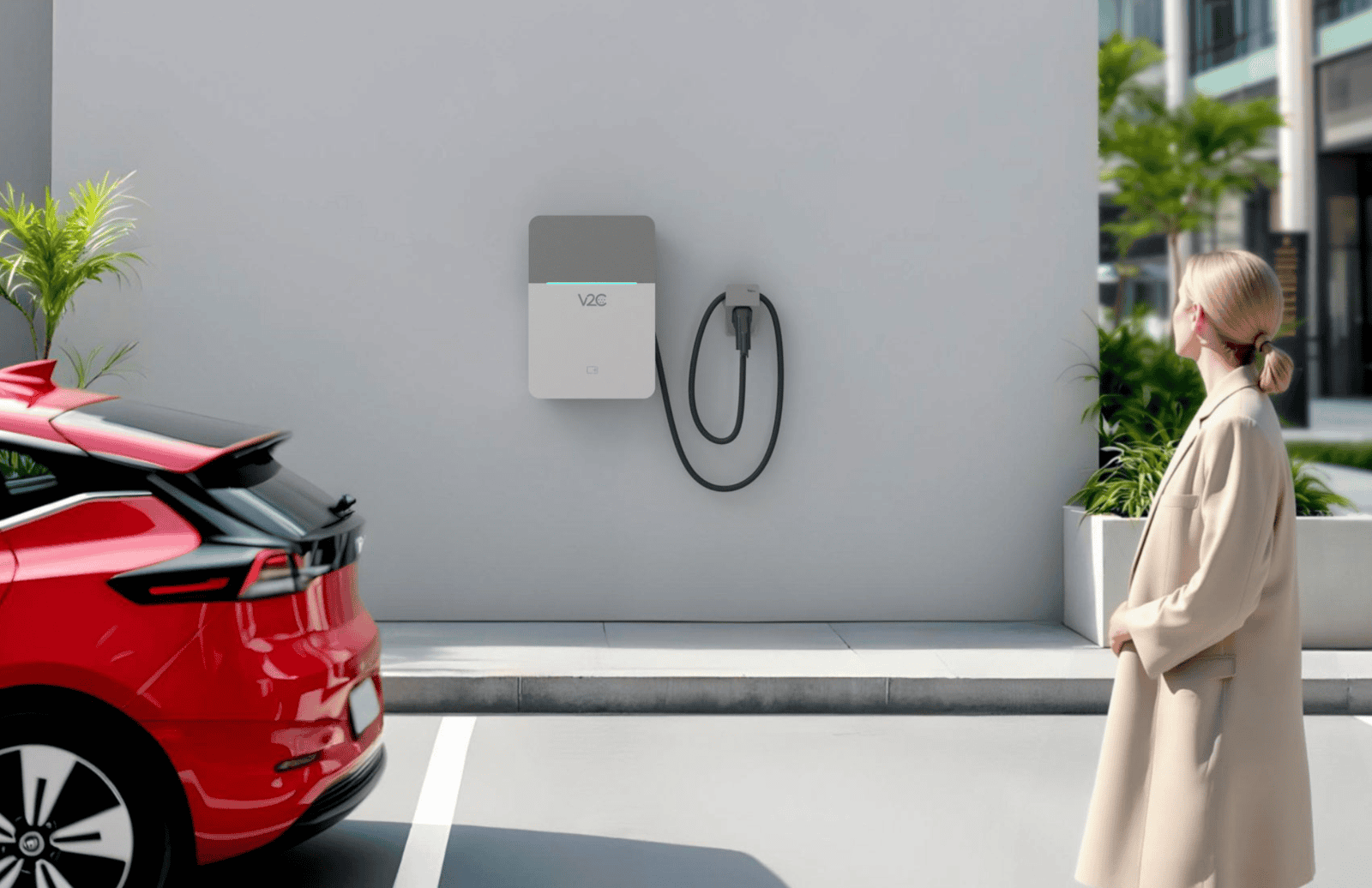 V2C DENKA 20kW DC Wallbox 1 x CCS - Image 2