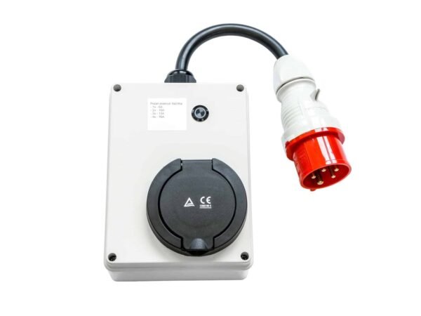 22kW portable wallbox Type 2 socket with CEE plug