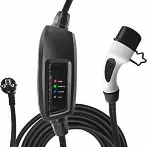DUOSIDA EV charging cable portable - Type 2 to schuko with controlbox 16A