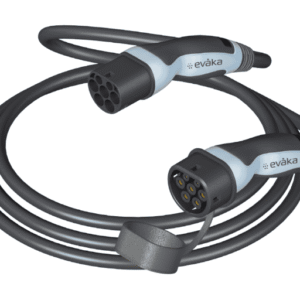 EVAKA.png EV Charging Cable 11kW, 32A, Type 2 to Type 2, 3 phase, 10meter (EVAKA)