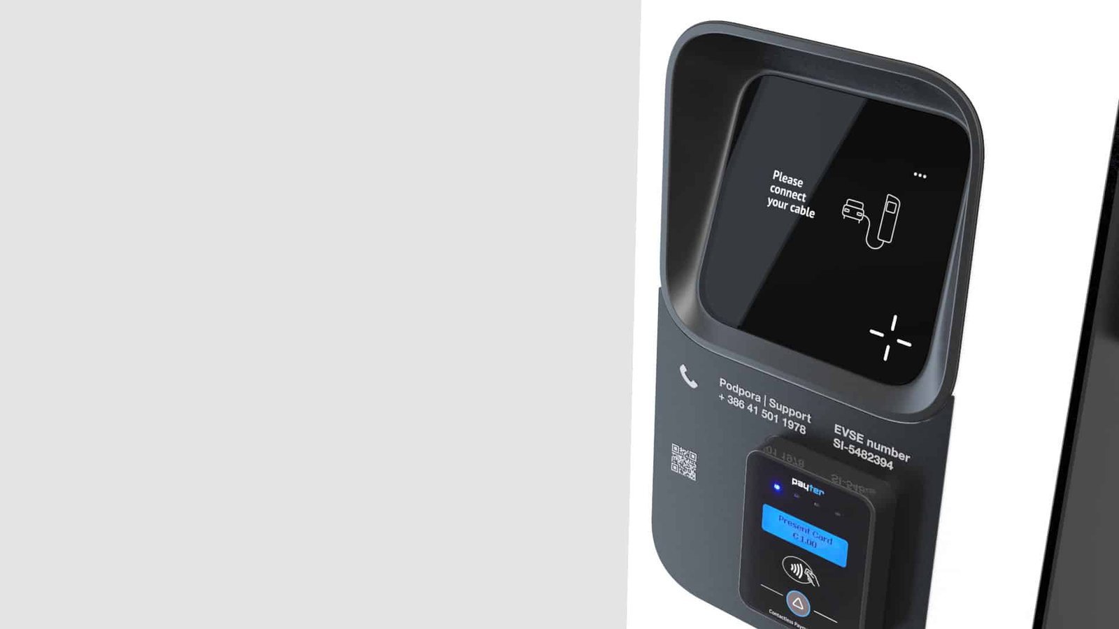 ETREL INCH DUO - Public charging station 2 x 22 kW, Type2 socket, 4G - Image 3