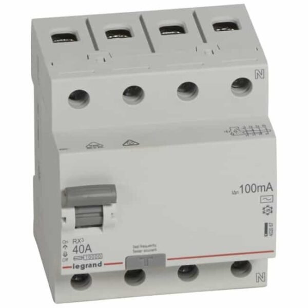 Legrand RCD - 4P 400 V~ - 40 A - 30 mA - AC type