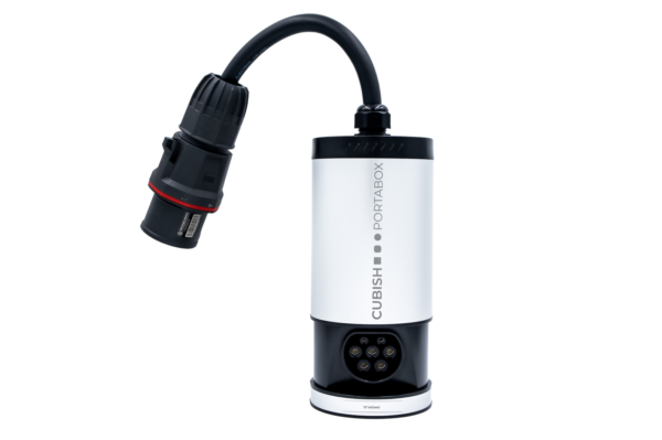 11 - 22kW Cubish Portabox, Portable Wallbox, Wifi / Hotspot / App