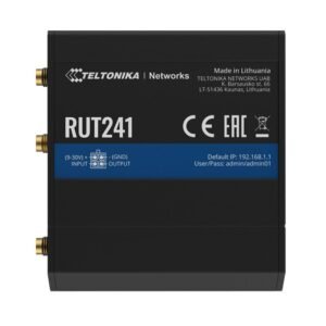 RUT241 Industrial Cellular Router 4G LTE (Cat 4), 3G, 2G, Wi-Fi, WAN Failover, RMS