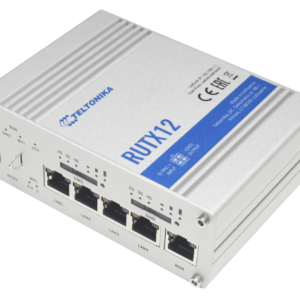 RUTX12 Dual LTE CAT 6 Industrial Router, 4G, 5GB Ethernet ports