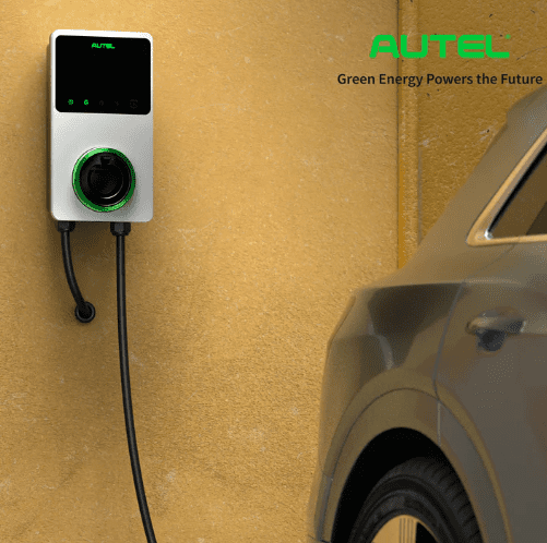 AUTEL MaxiCharger 22kW, AC Wallbox , socket, APP, RFID, silver colour