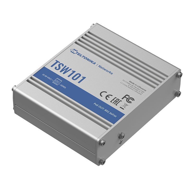 TSW101 Automotive POE+ SWITCH, 5 Gigabit Ethernet ports - Image 3