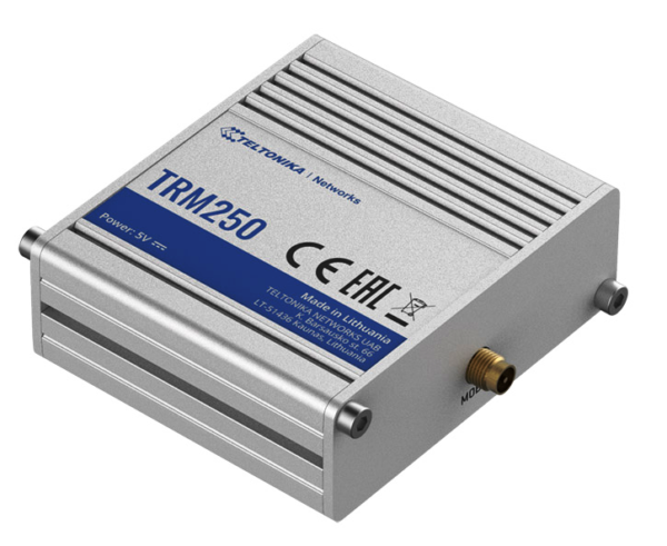 TRM250 Industrial Cellular Modem 4G/LTE (Cat M1), NB-IoT, 2G, USB