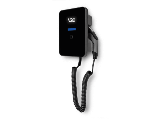 V2C Trydan 22kW  Display SPRING cable 4,5m, Black