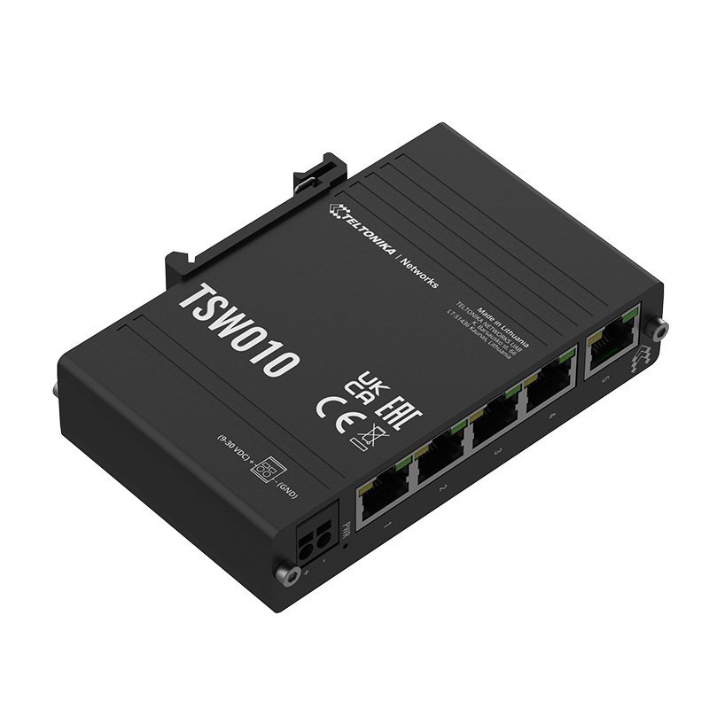 TSW010 DIN RAIL SWITCH Rail bracket, Plug and Play - Image 2