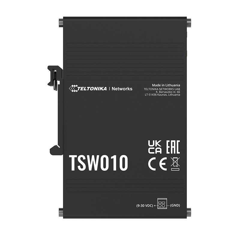 TSW010 DIN RAIL SWITCH Rail bracket, Plug and Play - Image 3
