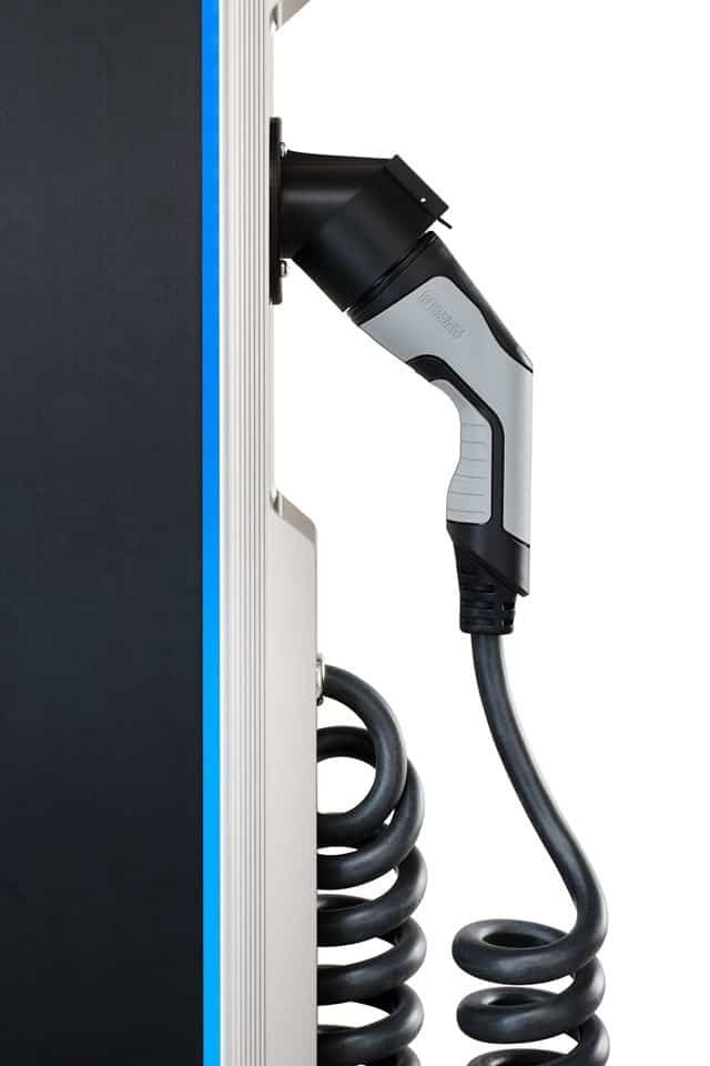 ELINTA CHARGE CITYCHARGE V2 Plus - 2×22 kW Type 2 cables, 4G / LAN / Wifi / RFID - Image 2