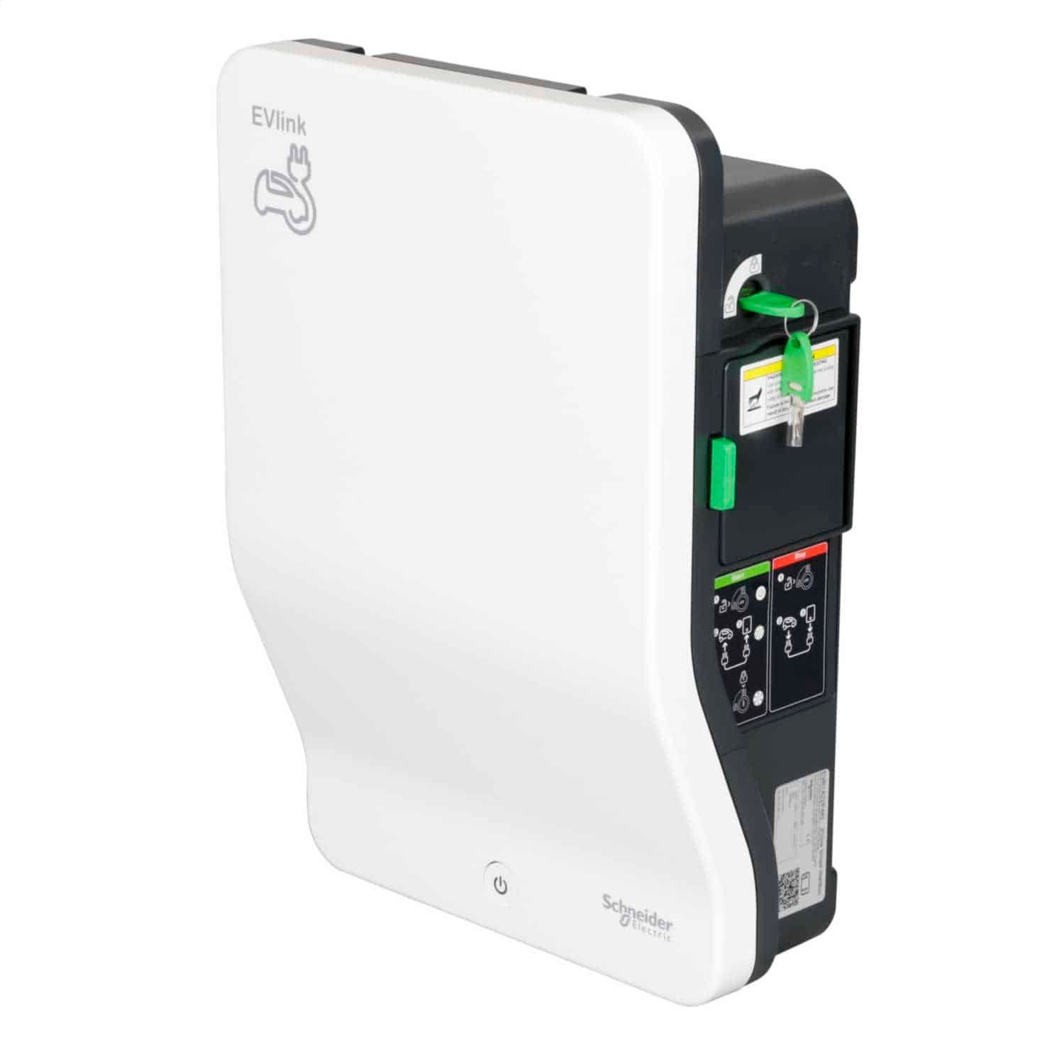 Schneider EVLink 11kW, Type 2 socket and lock - Image 1