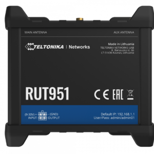 Teltonika RUT951 Industrial Cellular Router 4G LTE (Cat 4), 3G, 2G, Dual Sim, Wifi - Image 2