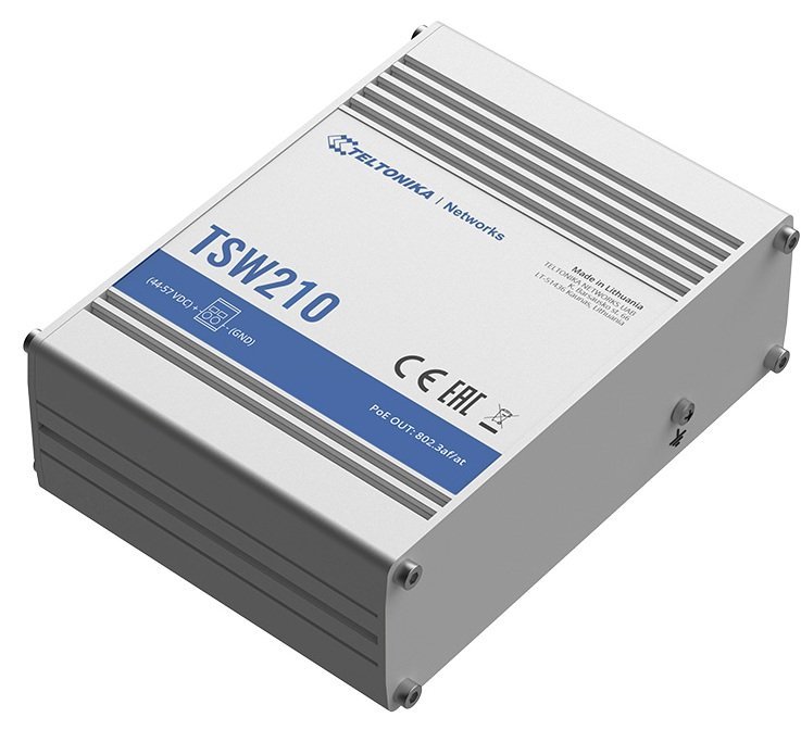 TSW210 Unmanaged Industrial Switch 8 x Gigabit Ethernet ports, 2 x SFP ports - Image 3