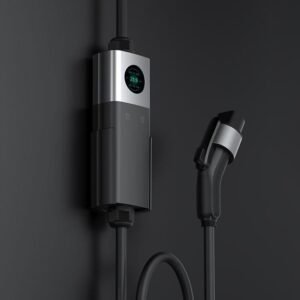portable charger with DISPLAY control box 22kW (3X32A), TYPE2-CEE RED, 32A x 3phases, 5m - Image 6