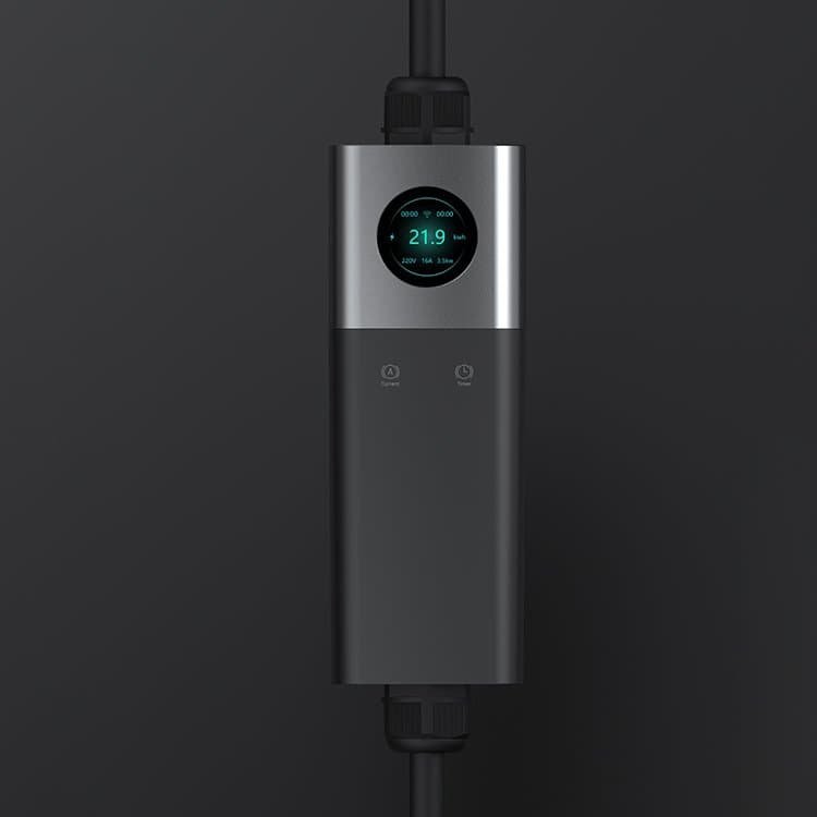 portable charger with DISPLAY control box 22kW (3X32A), TYPE2-CEE RED, 32A x 3phases, 5m - Image 4